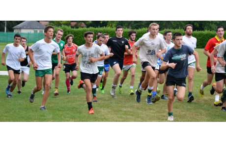 Reprise entraînements cadets et juniors XV des Gaves 2016 2017